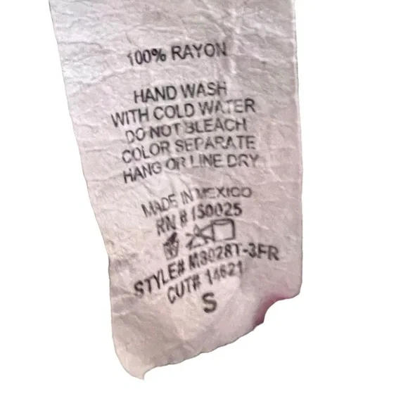 Blue Rain Grey and White striped V neck Blouse - Picture 3 of 4